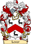 English or Welsh Family Coat of Arms (v.23) for Lever (Lancashire)