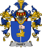 Irish Family Coat of Arms (v.25b) Fahey or O'Fahy