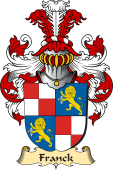 v.23 Coat of Family Arms from Germany for Franck