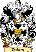 English or Welsh Family Coat of Arms (v.23) for Dickens (London 1625)