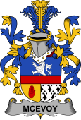 Irish Coat of Arms for McEvoy or McKelvey