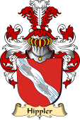 v.23 Coat of Family Arms from Germany for Hippler