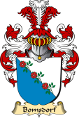 v.23 Coat of Family Arms from Germany for Bomsdorf