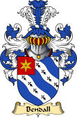 English Coat of Arms (v.23) for the family Bendall