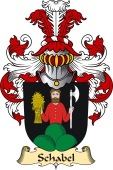 v.23 Coat of Family Arms from Germany for Schabel