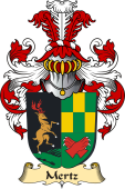 v.23 Coat of Family Arms from Germany for Mertz