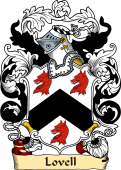 English or Welsh Family Coat of Arms (v.23) for Lovell