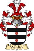 v.23 Coat of Family Arms from Germany for Weidlich