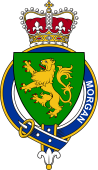 British Garter Coat of Arms for Morgan (Wales)