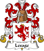 Coat of Arms from France for Lesage (Sage le) II