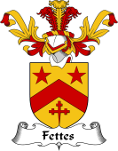 Coat of Arms from Scotland for Fettes