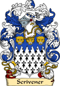 English or Welsh Family Coat of Arms (v.23) for Scrivener (Ipswich, Suffolk)