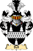 English Coat of Arms (v.23) for the family Bell
