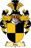 English Coat of Arms (v.23) for the family Say