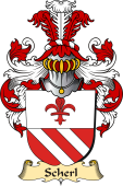 v.23 Coat of Family Arms from Germany for Scherl