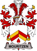 Coat of arms used by the Danish family Mouritzen