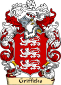 English or Welsh Family Coat of Arms (v.23) for Griffiths