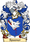 English or Welsh Family Coat of Arms (v.23) for Spooner (Ref Berry)