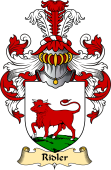 English Coat of Arms (v.23) for the family Ridler