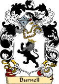English or Welsh Family Coat of Arms (v.23) for Burnell