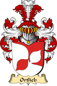 v.23 Coat of Family Arms from Germany for Ortlieb