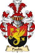 v.23 Coat of Family Arms from Germany for Paulitz