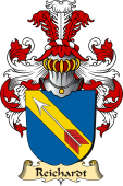 v.23 Coat of Family Arms from Germany for Reichardt