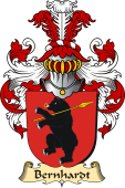 v.23 Coat of Family Arms from Germany for Bernhardt