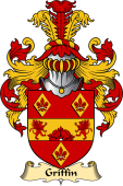 Welsh Family Coat of Arms (v.23) for Griffin (of Penrith-anglicized form of Gruffudd)