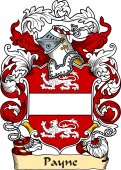 English or Welsh Family Coat of Arms (v.23) for Payne