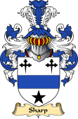 Scottish Family Coat of Arms (v.23) for Sharp