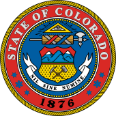 US State Seal for Colorado 1877