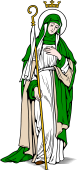 Catholic Saints Clipart image: St Gertrude the Great-2