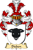 v.23 Coat of Family Arms from Germany for Dieben