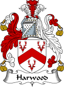 English Coat of Arms for the family Harwood