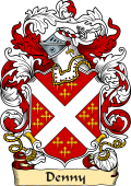English or Welsh Family Coat of Arms (v.23) for Denny (Essex, and Norfolk)