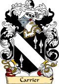 English or Welsh Family Coat of Arms (v.23) for Carrier (Wirksworth, Derbyshire)