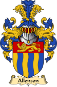 English Coat of Arms (v.23) for the family Allenson
