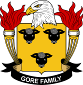 Coat of arms used by the Gore family in the United States of America