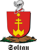 German shield on a mount for Soltau