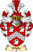 English Coat of Arms (v.23) for the family Wight