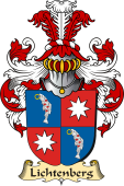 v.23 Coat of Family Arms from Germany for Lichtenberg