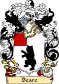 English or Welsh Family Coat of Arms (v.23) for Beare (Kent, 1586)