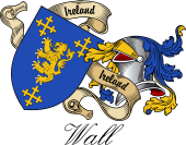 Sept (Clan) Coat of Arms from Ireland for Wall