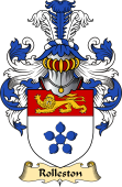 English Coat of Arms (v.23) for the family Rolleston