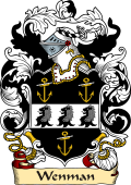 English or Welsh Family Coat of Arms (v.23) for Wenman (Oxfordshire)