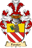 v.23 Coat of Family Arms from Germany for Forster