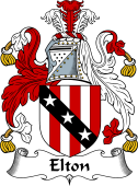 English Coat of Arms for the family Elton