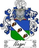 Araldica Italiana Coat of arms used by the Italian family Negri