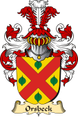 v.23 Coat of Family Arms from Germany for Orsbeck